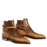 Calf Leather Jodhpur Boots, derma contour couture, premium leather shoes, designer boots, luxury boots, fashion boots, leather boots, premium boots, ankle boots