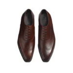 Classic Design Polished Leather Formal Oxford Shoes, Fashion Footwear, Italian Craftsmanship, Derma Contour Couture branding, Designer Apparel, Couture Clothing 2