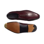 Classic Design Polished Leather Formal Oxford Shoes, Fashion Footwear, Italian Craftsmanship, Derma Contour Couture branding, Designer Apparel, Couture Clothing12