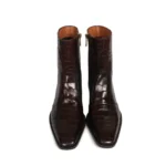 Derma Contour Couture Men's Square-Toe Braided Detail Chelsea Boot, Chelsea Boot, chelsea boots, ankle boots, slip on, elastic side, chelsea boots6