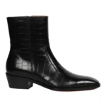 Derma Contour Couture Men's Square-Toe Braided Detail Chelsea Boot, Chelsea Boot, chelsea boots, ankle boots, slip on, elastic side, chelsea boots8