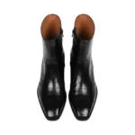 Derma Contour Couture Men's Square-Toe Braided Detail Chelsea Boot, Chelsea Boot, chelsea boots, ankle boots, slip on, elastic side, chelsea boots9
