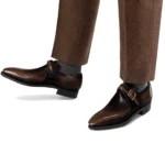 FullGrainCalfskin, FrenchSheepskinLining, LeatherSole, HandStitched, DermaContourCouture, LuxuryDressShoes, ExecutiveFootwear,3