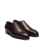 Plain Polished Leather Wholecut Oxford Shoes, Luxury Boots, Premium Sneakers, Handcrafted Shoes, Artisan Footwear, Couture Shoes, Executive Footwear1