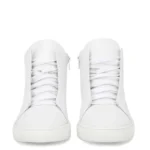 artisan-made sneakers Italy, white leather sneakers men, white leather sneakers women, gold detail sneakers, low-top luxury sneakers4
