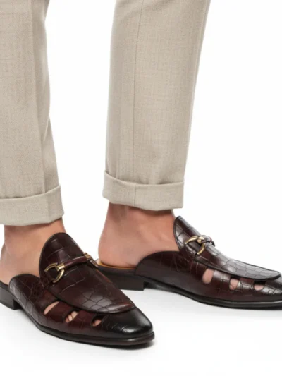backless loafers, premium mules online, Derma Contour Couture, derma contour couture designs shoe Italian leather mules, luxury mules Germany6