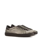 couture casual footwear, artisan-made sneakers Italy, white leather sneakers men, white leather sneakers women derma contour couture1