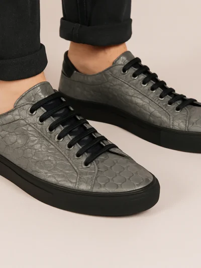 couture casual footwear, artisan-made sneakers Italy, white leather sneakers men, white leather sneakers women derma contour couture4
