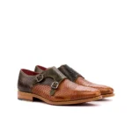 derma contour couture high-end footwear, Monk Strap, monk strap shoes, double monk strap, single monk strap, buckle shoes men