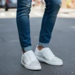 , designer casual footwear, luxury streetwear shoes, Italian made sneakers, genuine leather sneakers, 3
