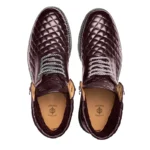 high end footwear, premium designer shoes, luxury fashion footwear, elegant leather shoes, derma contour couture boots, 3