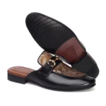 luxury mules, summer footwear Germany, slip-on shoes, leather sandals men, leather mules women, Derma Contour Couture, Derma contour couture shoe3