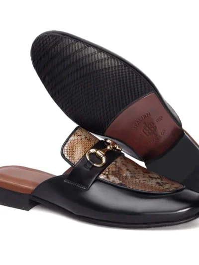 luxury mules, summer footwear Germany, slip-on shoes, leather sandals men, leather mules women, Derma Contour Couture, Derma contour couture shoe3
