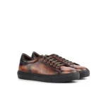 luxury streetwear shoes, Italian made sneakers, genuine leather sneakers, cushioned luxury sneakers