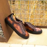 luxury streetwear shoes, Italian made sneakers, genuine leather sneakers, cushioned luxury sneakers5