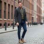 luxus cowboy boots, klassische cowboy stiefel, western lederstiefel, Chelsea Boots, chelsea boots, leder chelsea boots,3