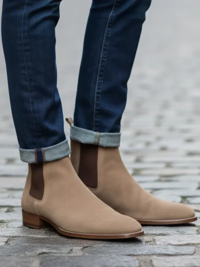 luxus cowboy boots, klassische cowboy stiefel, western lederstiefel, Chelsea Boots, chelsea boots, leder chelsea boots,4