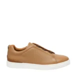 men's Italian leather sneakers, women's luxury leather sneakers, white leather sneakers designer, gold accent sneakers, derma contour couture1