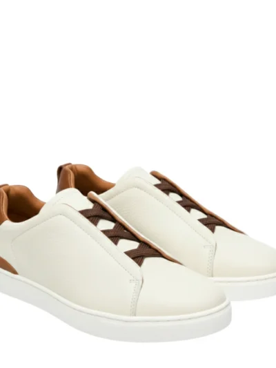 men's Italian leather sneakers, women's luxury leather sneakers, white leather sneakers designer, gold accent sneakers, derma contour couture7
