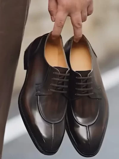 semi-formal footwear, Derma Contour Couture wingtips, wingtip shoes, brogue oxfords, leather brogues, designer wingtips3