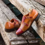 single monk strap, buckle shoes men, derma contour couture Oxford shoes, oxford shoes , cap toe oxford, plain toe oxford , formal lace-up shoes3