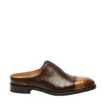 women's mules, men's designer mules, slip-on shoes, backless loafers, premium mules online, Derma Contour Couture2