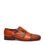 Derma Contour Couture Double Monk Woven Leather Cap-Toe Shoe, DCC, ItalianLuxuryFootwear, HandcraftedInItaly, ArtisanShoes, CoutureFootwear, germany4