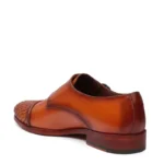 Derma Contour Couture Double Monk Woven Leather Cap-Toe Shoe, DCC, ItalianLuxuryFootwear, HandcraftedInItaly, ArtisanShoes, CoutureFootwear, germany6