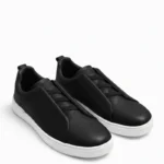 Italian_Luxury_Minimal_Leather_Sneakers_, DCC lifestyle footwear, derby, open-lacing, versatile-formal, business-casual, leather-derby, croc-embossed,