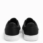 Italian_Luxury_Minimal_Leather_Sneakers_, DCC lifestyle footwear, derby, open-lacing, versatile-formal, business-casual, leather-derby, croc-embossed, 3