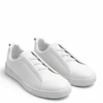 Italian_Luxury_Minimal_Leather_Sneakers_, DCC lifestyle footwear, derby, open-lacing, versatile-formal, business-casual, leather-derby, croc-embossed, 5